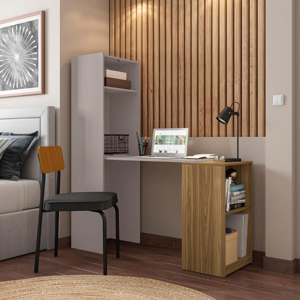 Armário Multiuso Com Mesa Auxiliar Mult Max em Oferta na Shopee