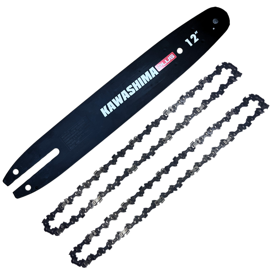 Sabre Saibro Barra Facão 12 Polegadas 30cm 3/8 22 Dentes Para Motosserra St Ms 170 180 + 2 Correntes 22 Dentes 1.1mm