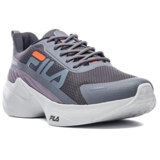 Tênis Fila Progress Lite Masculino - Grafite e Laranja em Oferta na Shopee