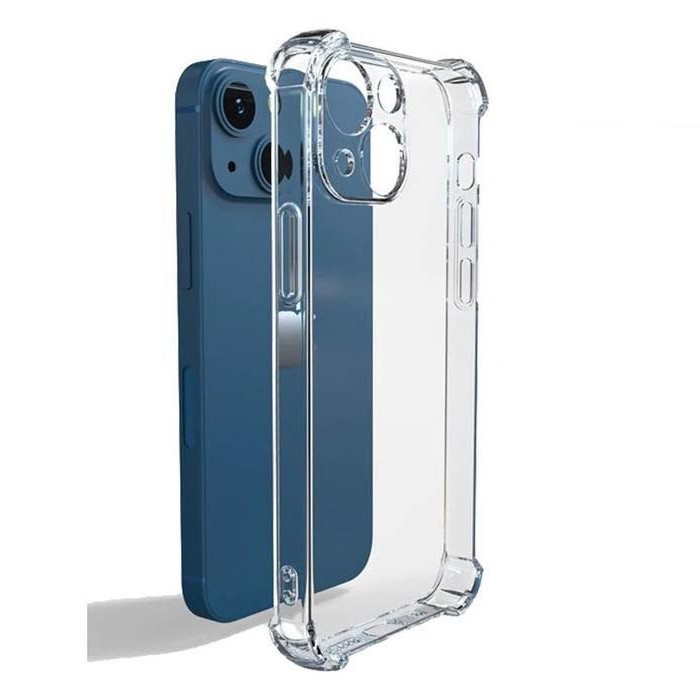 Capa Capinha TPU IPhone 14 ProMax 15 Plus 16 Pro Max 16E Plus Transparente Anti Impacto TPU Case Apple