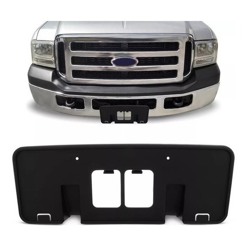 Suporte Placa Dianteira Ford F250-f350-f4000 Original Ford