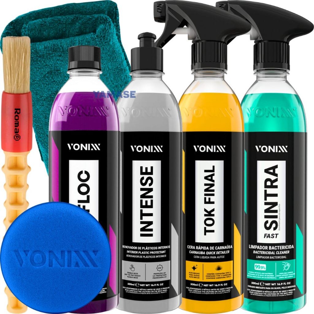 Kit Shampoo V-Floc Cera Tok Final Sintra Fast Intense 500ml Vonixx