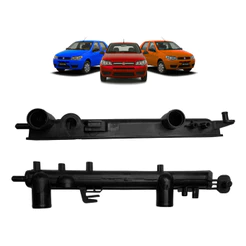 Caixa De Radiador Fiat Palio Fire Superior 390mmx41mm -