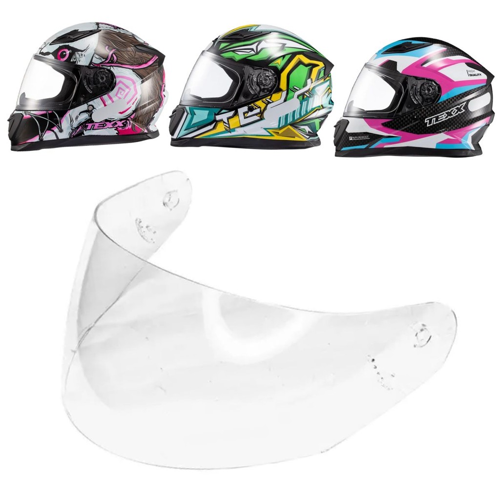 Viseira Antirrisco Para Capacete Hawk 2.2mm em Oferta na Shopee