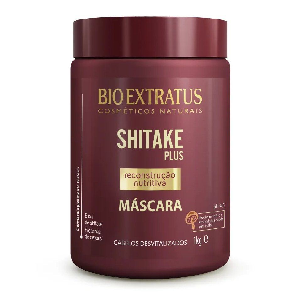 Bio Extratus Shitake Plus Mascara 1 Kg em Oferta na Shopee