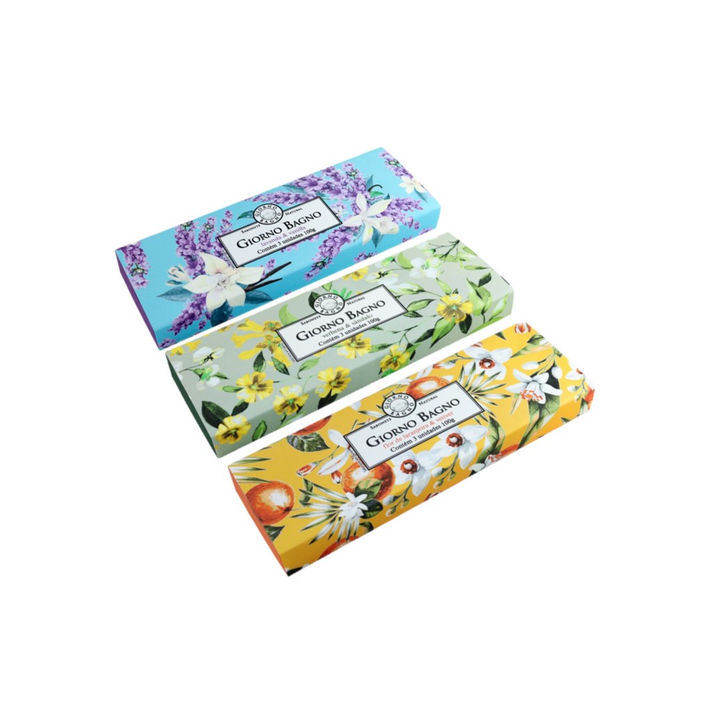 Kit Giorno Bagno Sabonetes Naturais (3 produtos) em Oferta na Shopee