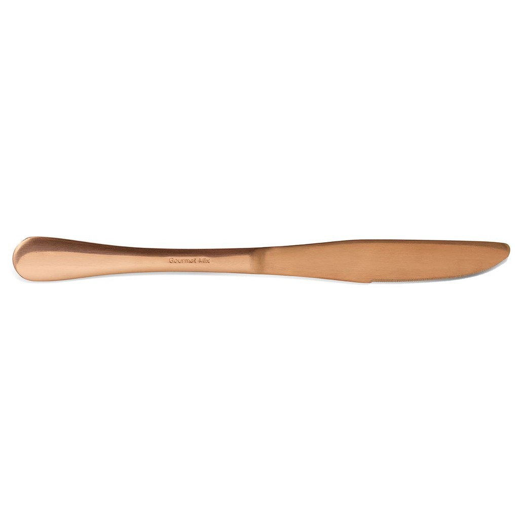 Faca De Sobremesa Elite Glamour Cobre 6 Peças Gourmet Mix
