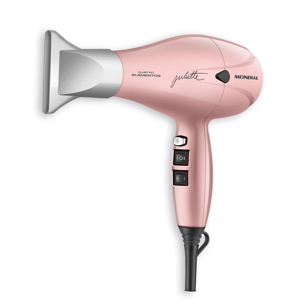Secador de Cabelo By Juliette Mondial Golden Rose 2000W SCP-JU-01 - Beauty