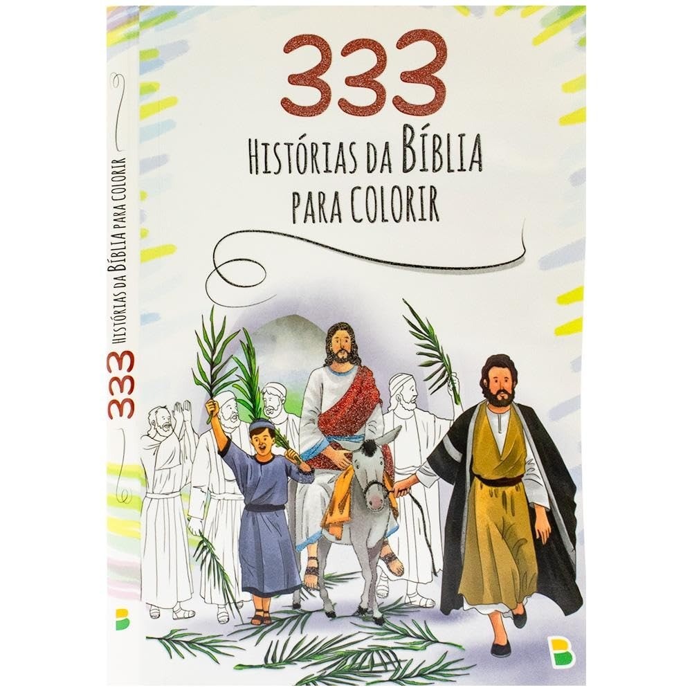 333 Histórias da Bíblia para Colorir em Oferta na Shopee