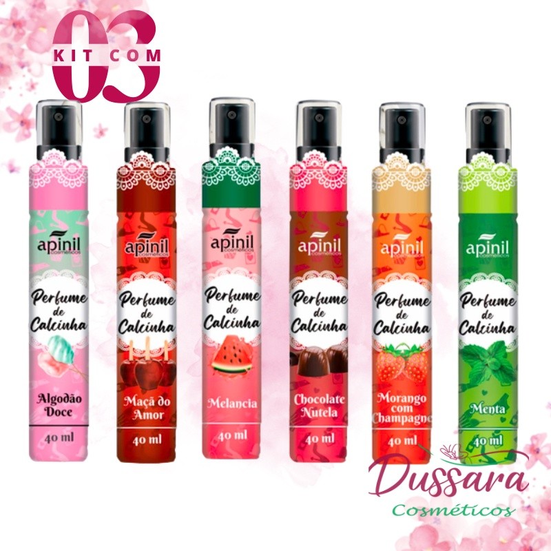 Kit C/3 Perfume Spray de Calcinha Sensual - Anti Odor em Oferta na Shopee