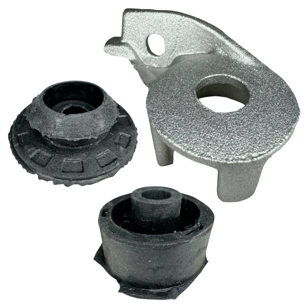 Kit Suporte Coxim Radiador Lado Direito Superior E Inferior