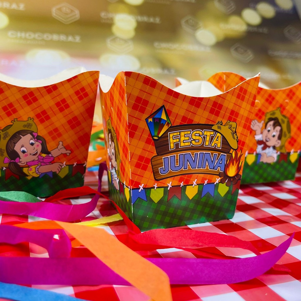 50 CACHEPO PIPOCA FESTA JUNINA 9X9X7CM 61.1 ( NC TOYS CACHEPO ) ( SEMPRE FESTA ) FESTA JUNINA 2025