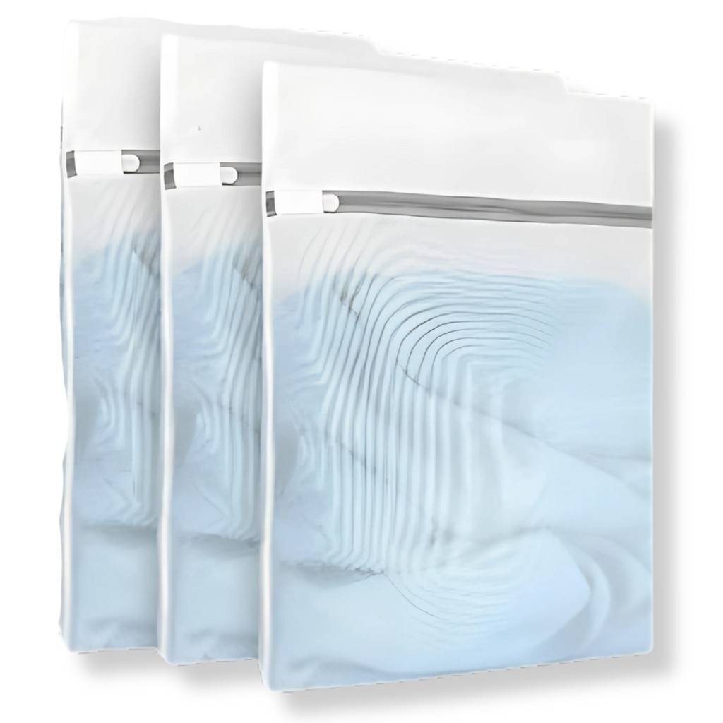 Saco de Lavagem Seguro e Durável para Peças Finas e Sensíveis com Zíper Pro 35x60cm