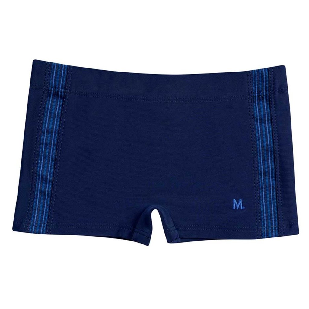 Sunga Praia Piscina Boxer Infantil Mash Listras Laterais Durabilidade
