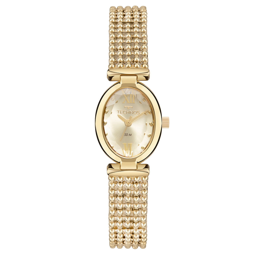 Relógio Technos Feminino Mini Joia Dourado - 2035MZH/1D em Oferta na Shopee