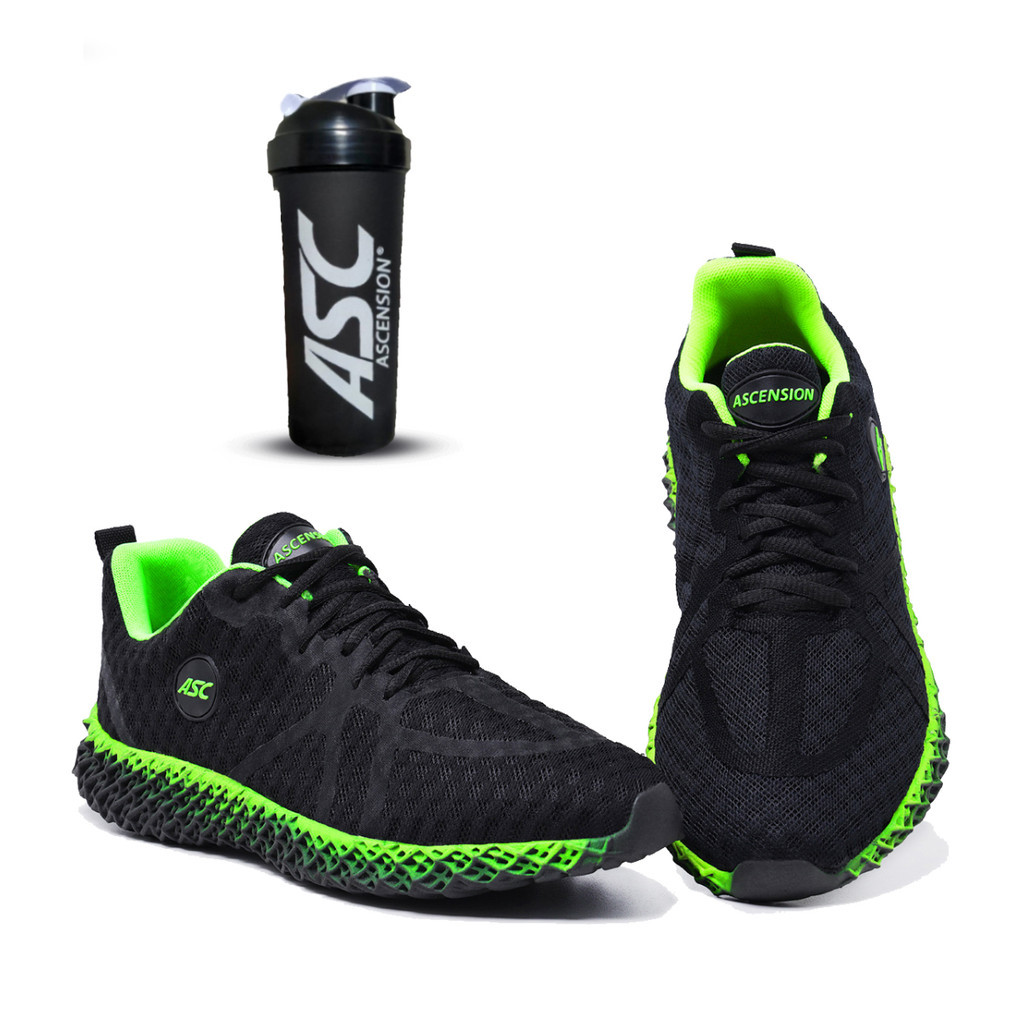 Tênis Masculino Esportivo Academia Treinos Caminhada Confortável e Leve com Coqueteleira Shake 600ml