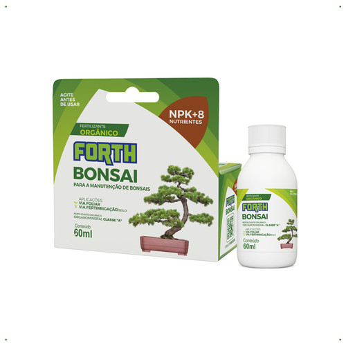 Adubo Concentrado Bonsai Forth Jardim 60ml em Oferta na Shopee