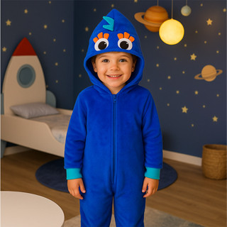 Pijama Longo Infantil Kookabu Kigurumi em Oferta na Shopee