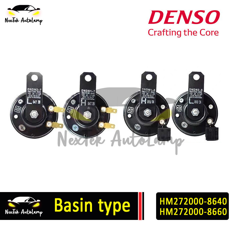 DENSO HM272000-8660 HM272000-8640 12V Buzina de carro importada plugue único plugue duplo