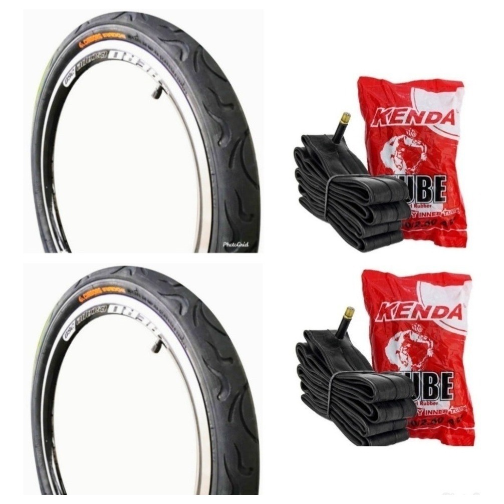 Par De Pneu Aro 20x125 Cinborg Tipo Flame +2camara 20 Kenda em Oferta na Shopee