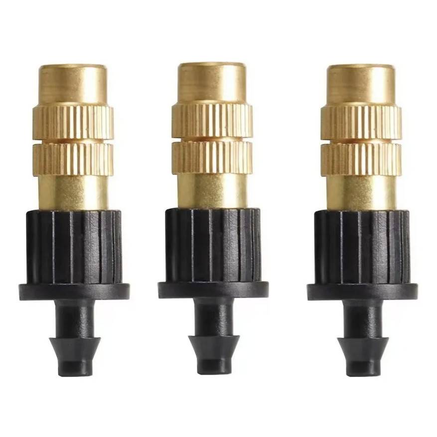 Kit 10 Nebulizador Cobre Para Estufa Irrigação Microtubo 4mm