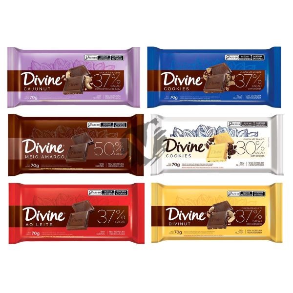 Barra de Chocolate Divine - Comprar com Melhor Preço em Lanches
