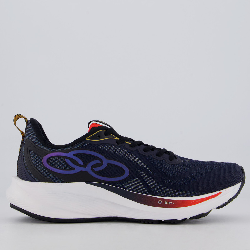 Tênis Olympikus Circuito Marinho e Preto em Oferta na Shopee