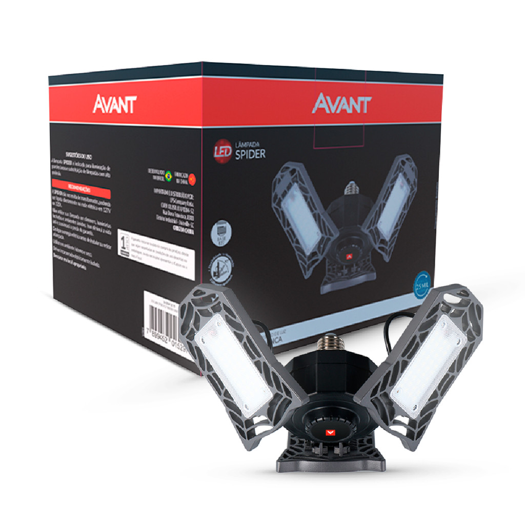 Lampada led Spider 100w 6500k Bivolt Ip20 E27 Pf Avant