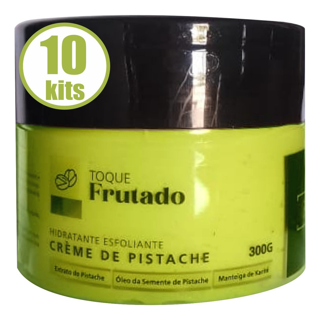 10 Hidratante Esfoliante Creme De Pistache Cbb Atacado