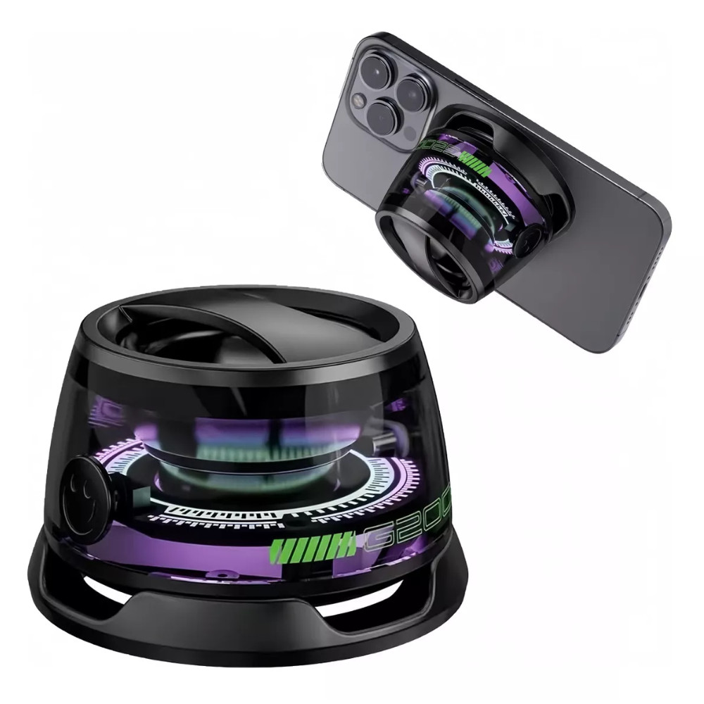 Mini Caixa de Som Portátil Magnética Ezra Bluetooth 5.4 Subwoofer IPX6 G200 Bateria 6h em Oferta na Shopee
