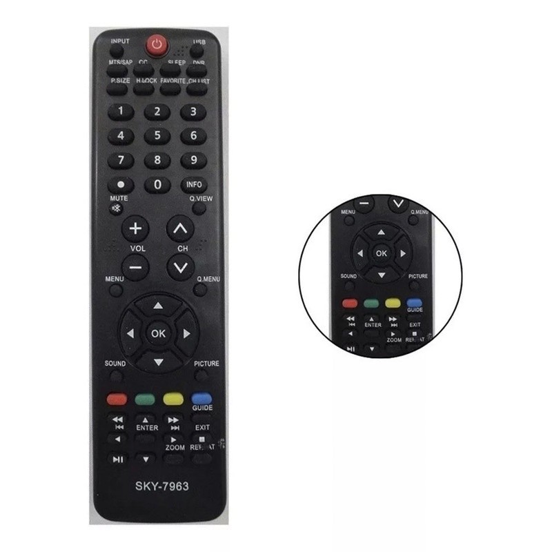 Controle Remoto Compatível para H-buster D19 Tv Hbtv-32d05hd Hbtv-42d05hd Smart Netflix