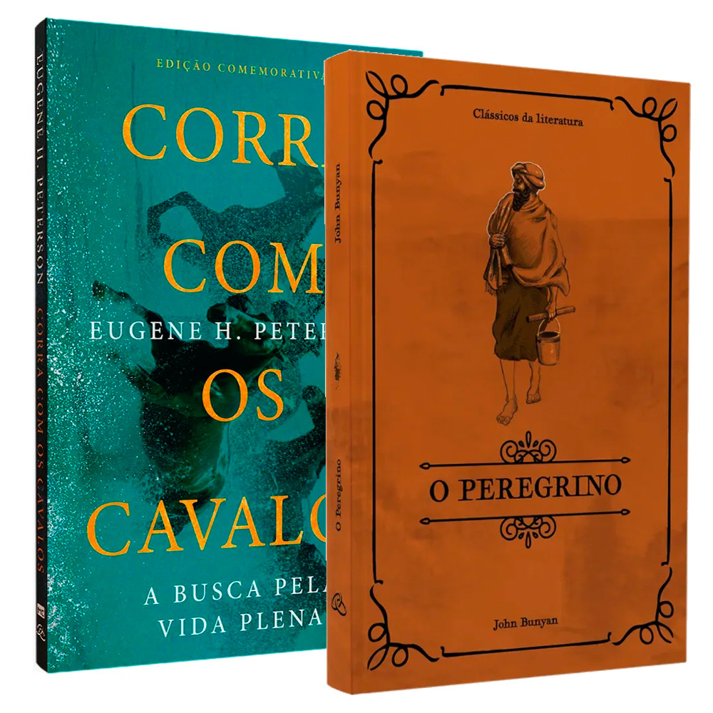 Kit Fé em Movimento | Livro O Peregrino + Corra Com Os Cavalos - Editora  Berith | Plenitude Distribuidora em Oferta na Shopee