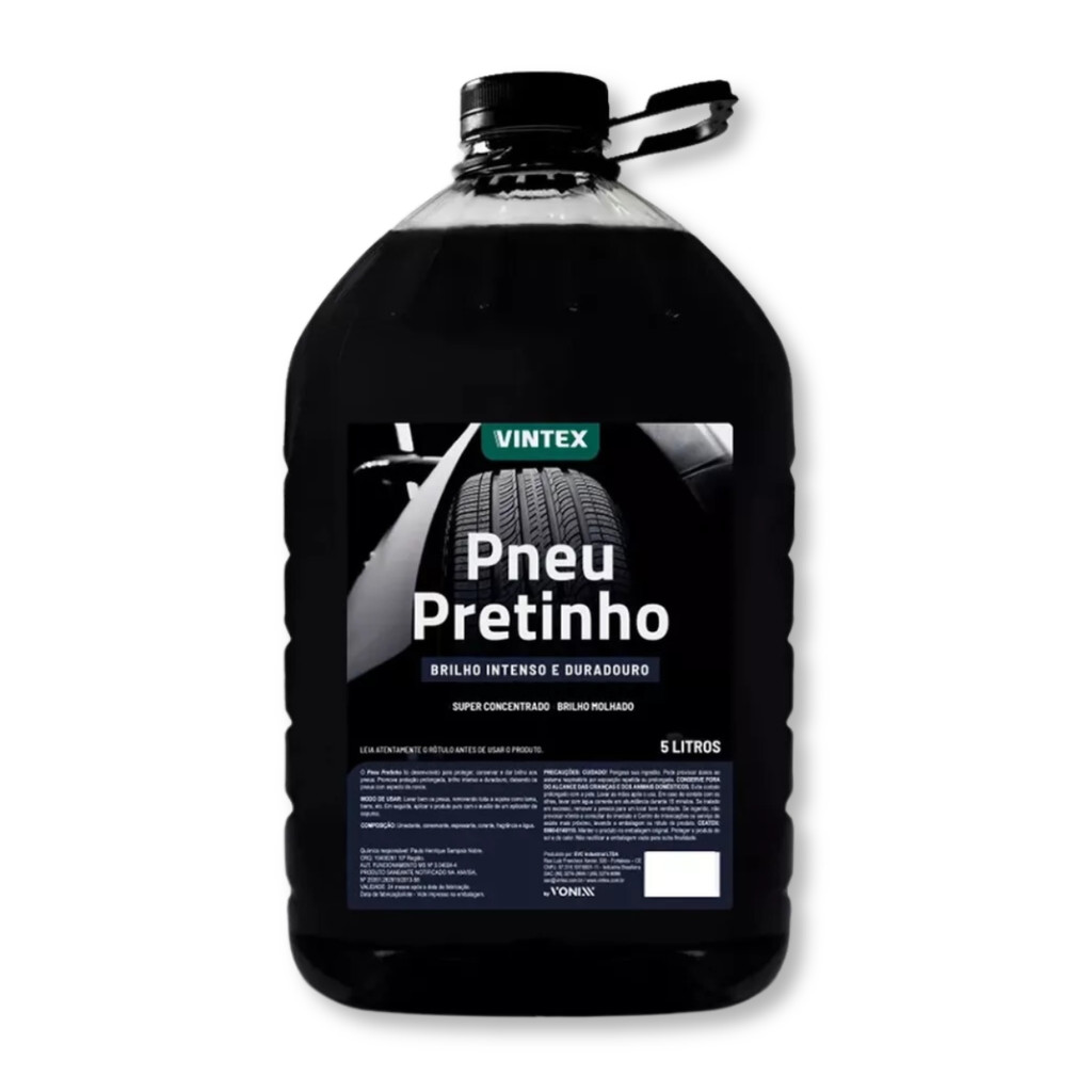 PNEU PRETINHO ABRILHANTADOR AUTOMOTIVO 5L VONIXX