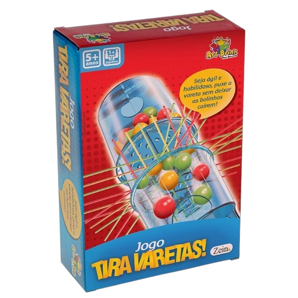 JOGO Tira Varetas - Jogo Infantil - Jogo Tabuleiro -  Jogo Divertido para Toda Familia