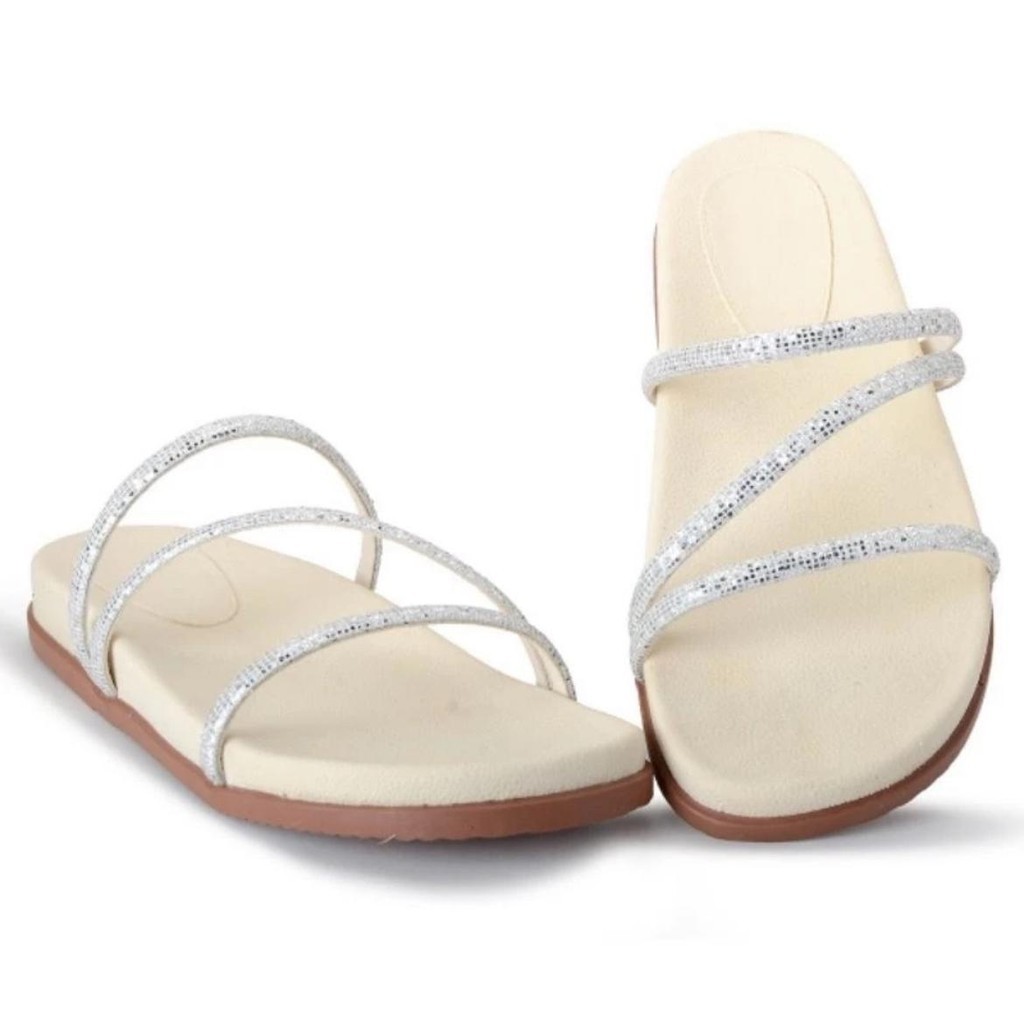 Sandalia Papete Infantil Feminina Birken 3 Tiras Menina Confortavel Brilhante Lançamento Verão