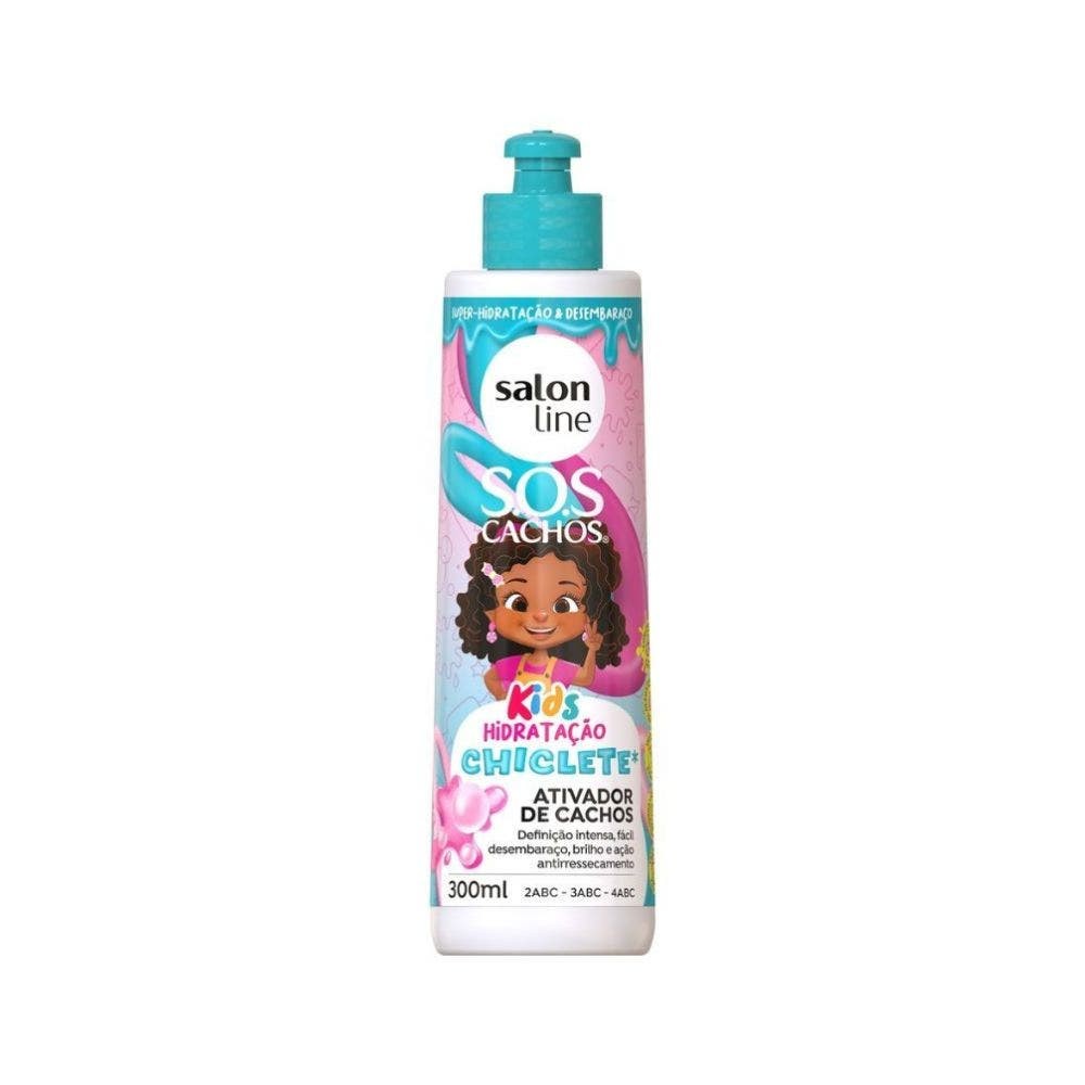 Ativador Cachos Salon Line Kids SOS Chiclete 300ml em Oferta na Shopee