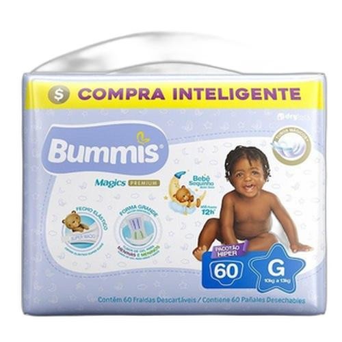 Fralda Bummis Hiper Pacotão G c/60 - Mom & Baby