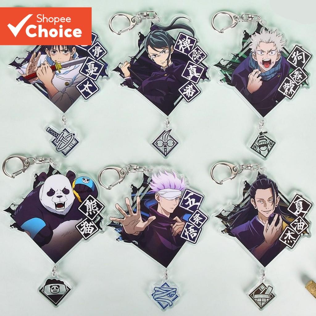 Jujutsu kaisen Gojo SatoruGeto Suguru Inumaki Toge Anime Pendant Acrílico Figura Chaveiro Coleção Modelo Cosplay