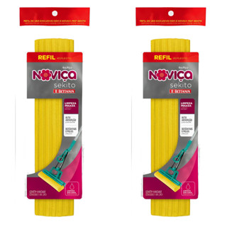 Kit 2 Refil Mop Sekito Noviça Bettanin Original Secagem Fácil em Oferta na Shopee