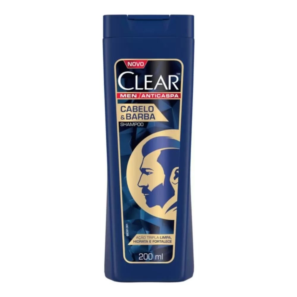 Shampoo Clear Men Cabelo & Barba 200ml