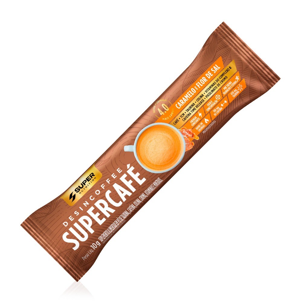 Stick Supercafé Caramelo com Flor de Sal 10g em Oferta na Shopee