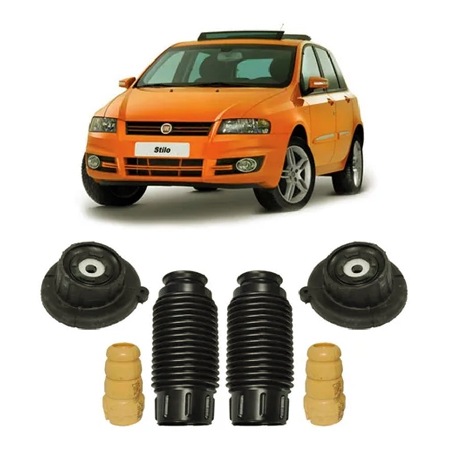 Kit 2 Batente Coxim Amortecedor Dianteiro Fiat Stilo 02/2010