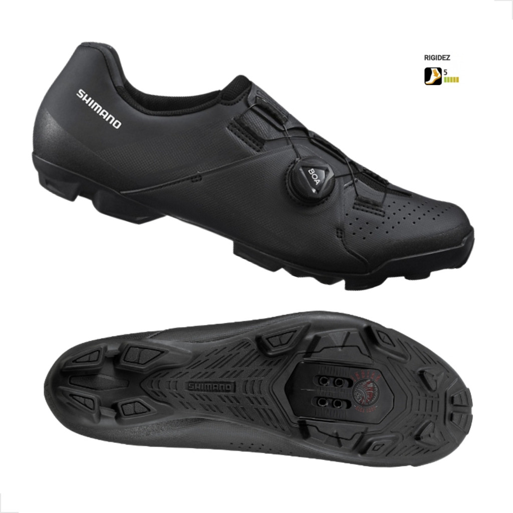 SAPATILHA SHIMANO MTB XC3 XC300 SISTEMA BOA - PRETO