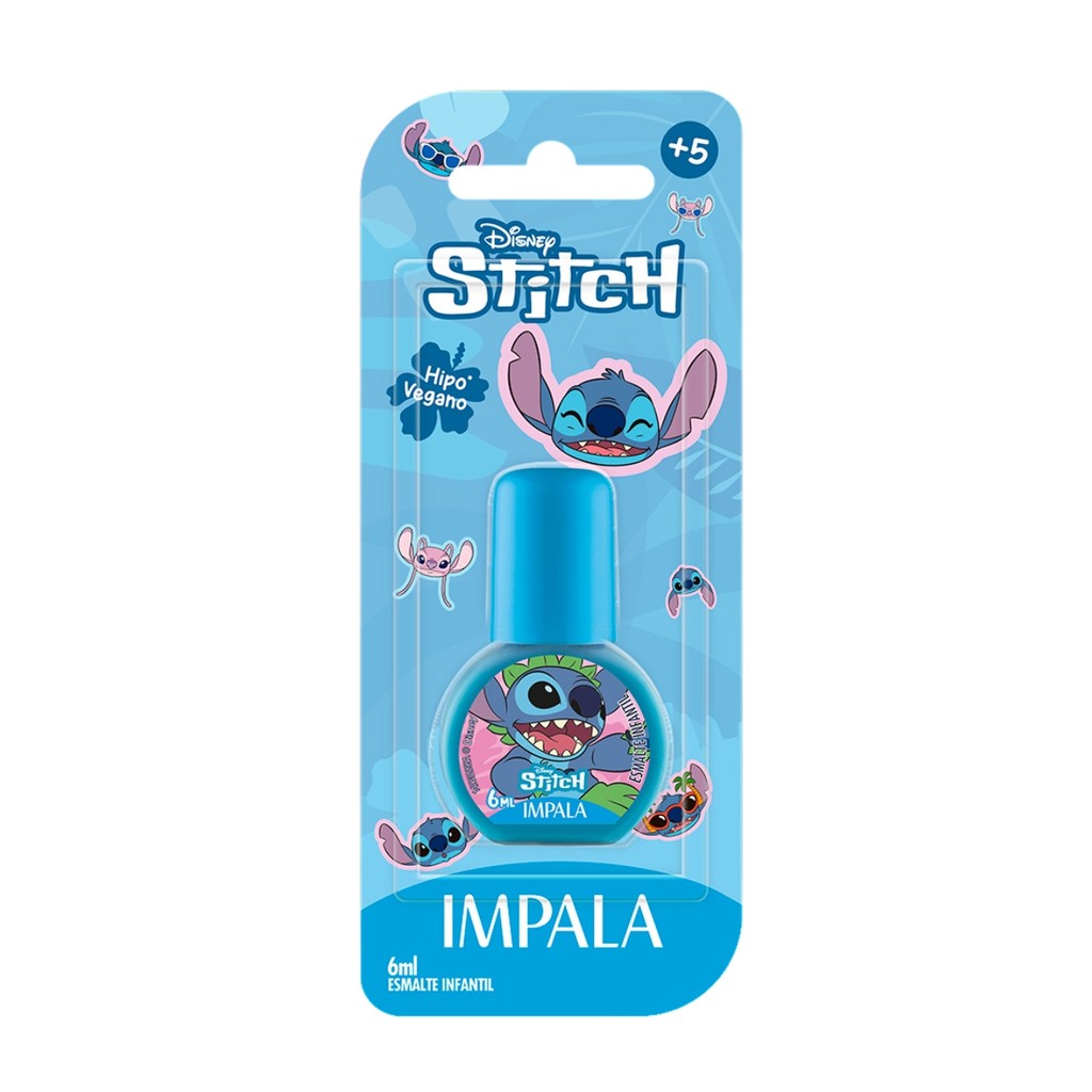 Esmalte Impala Kids Stitch Aloha Angel Unhas Magia Disney