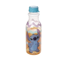Garrafa Stitch Ohana Disney Lancheira 500 ml Plasútil