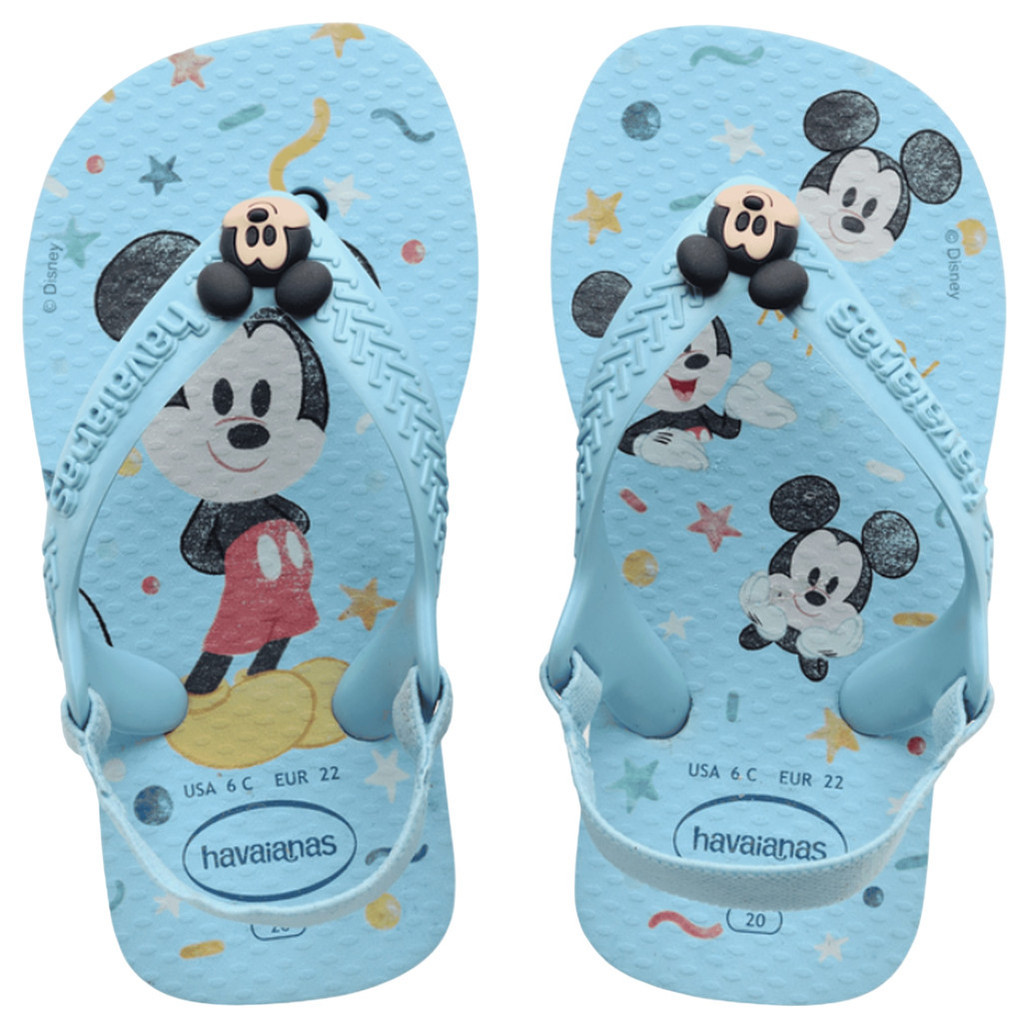 Chinelo Havaianas New Baby Disney Mickey Com Elástico