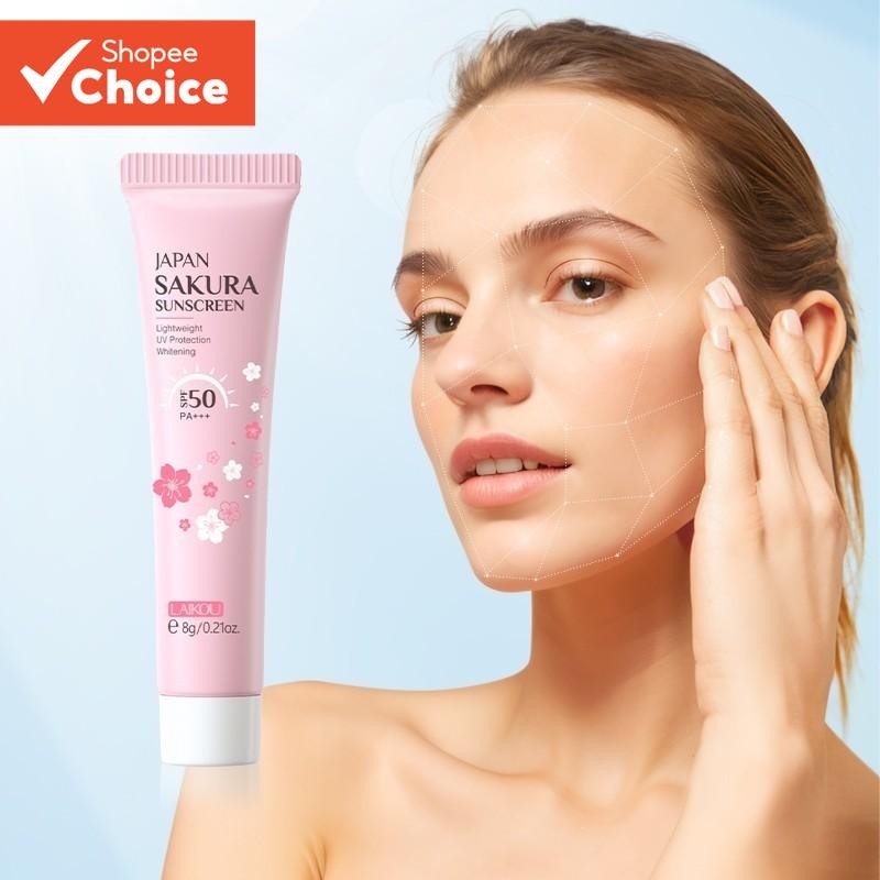 LAIKOU Sakura Protetor Solar Facial E Corporal Fps 50 PA + + À Prova D'água De Longa Duraç...