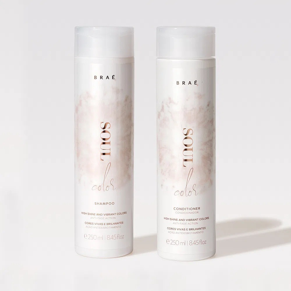 KIT SOUL COLOR DUO SHAMPOO E CONDICIONADOR 250ML BRAÉ