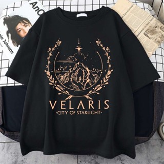 Camiseta Acotar Corte De Espinhos E Rosas Velaris Unissex em Oferta na Shopee