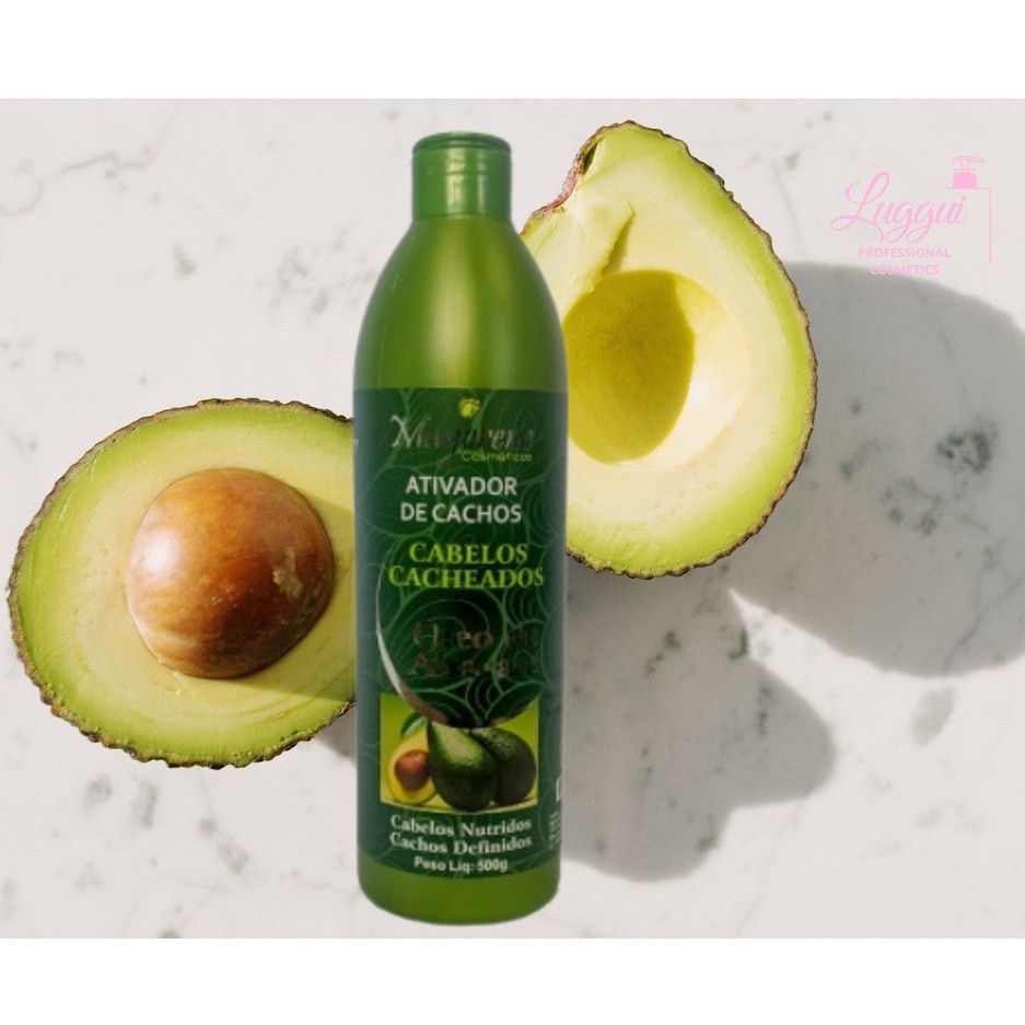 Ativador De Cachos Óleo De Abacate Maycrene 500ml em Oferta na Shopee